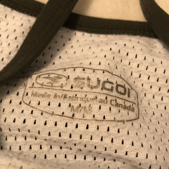 Sugoi Yellow & White Athletic Bike Tank - Size M - Picture 6 of 9